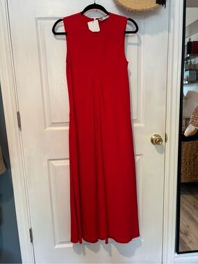 Zara ZW Collection Maxi Dress in Red
